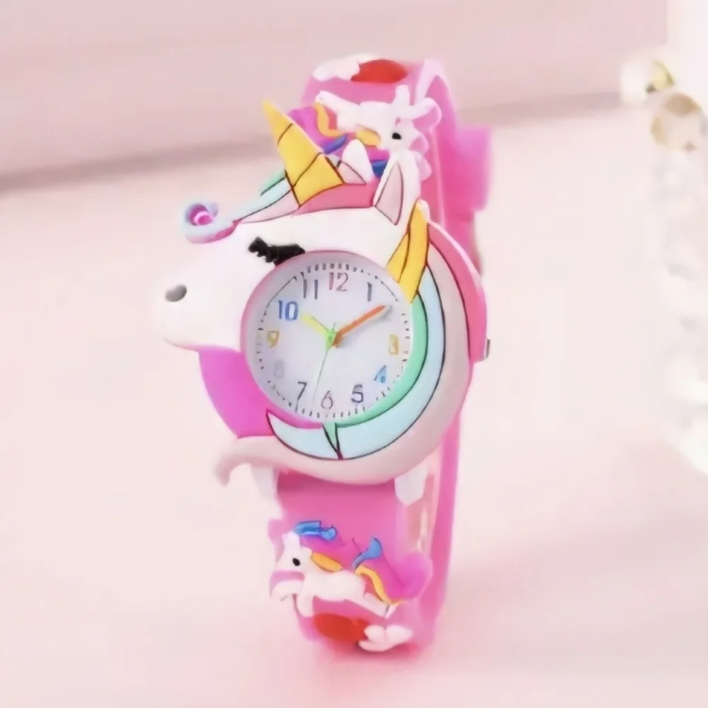 Kids Pink Unicorn Watch